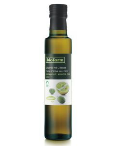 Huile d'olive au citron